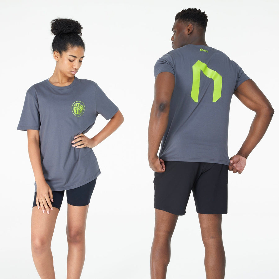 WIT Colour Pack Short Sleeve Tee in Grey and Green
